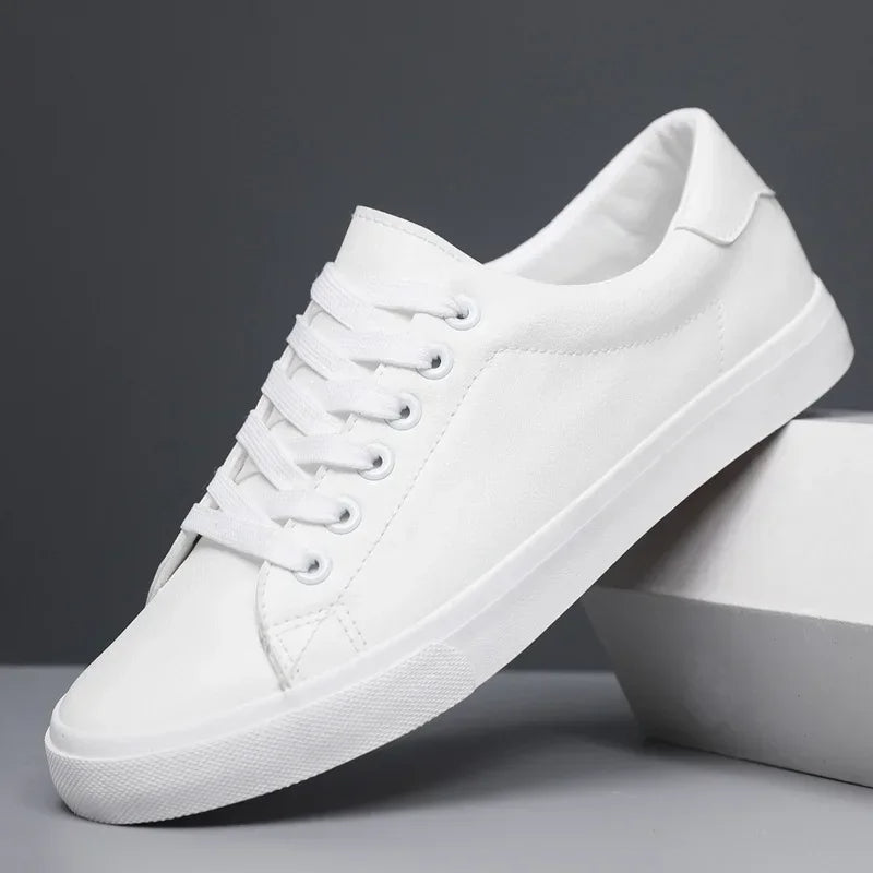 Rex | Herren Leder-Sneaker Low-Top Cupsole Casual
