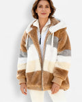 Leichte Fleece Jacke für Damen mit Kapuze