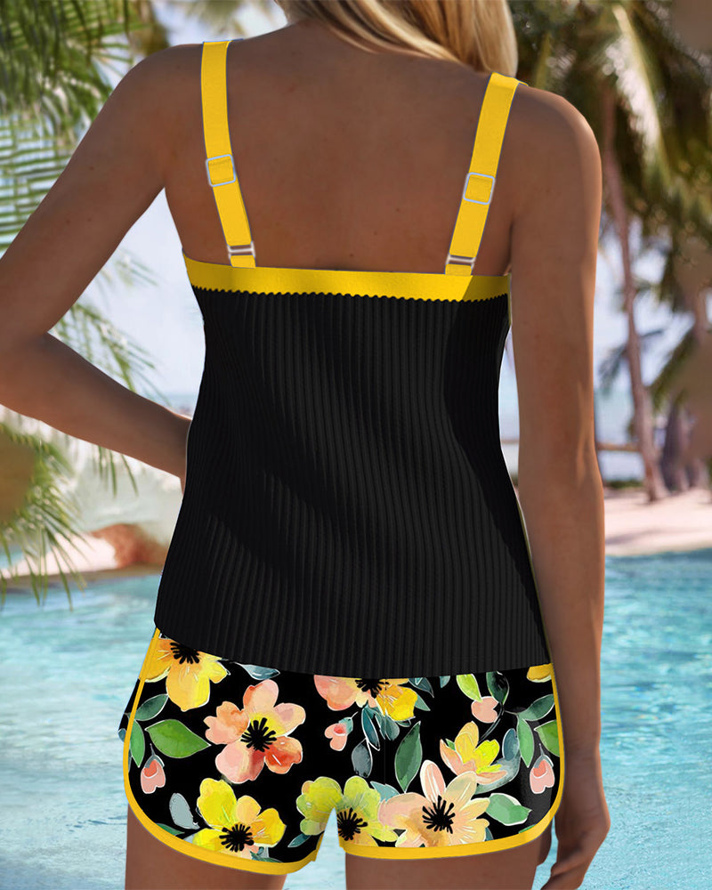 Elegantes Zweiteiliges Tankini-Set