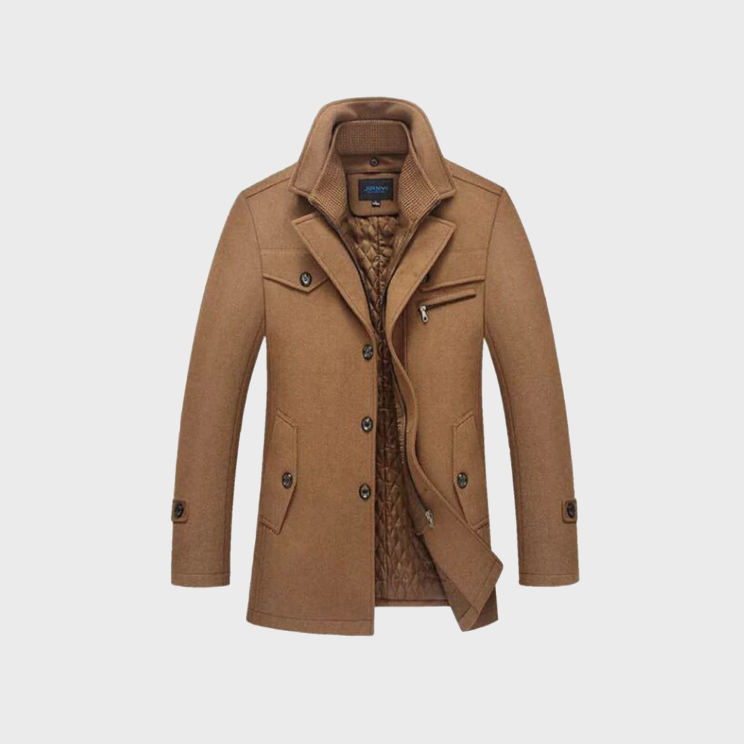 ANDRE | KLASSISCHER WOLLMANTEL IM PEACOAT-STIL
