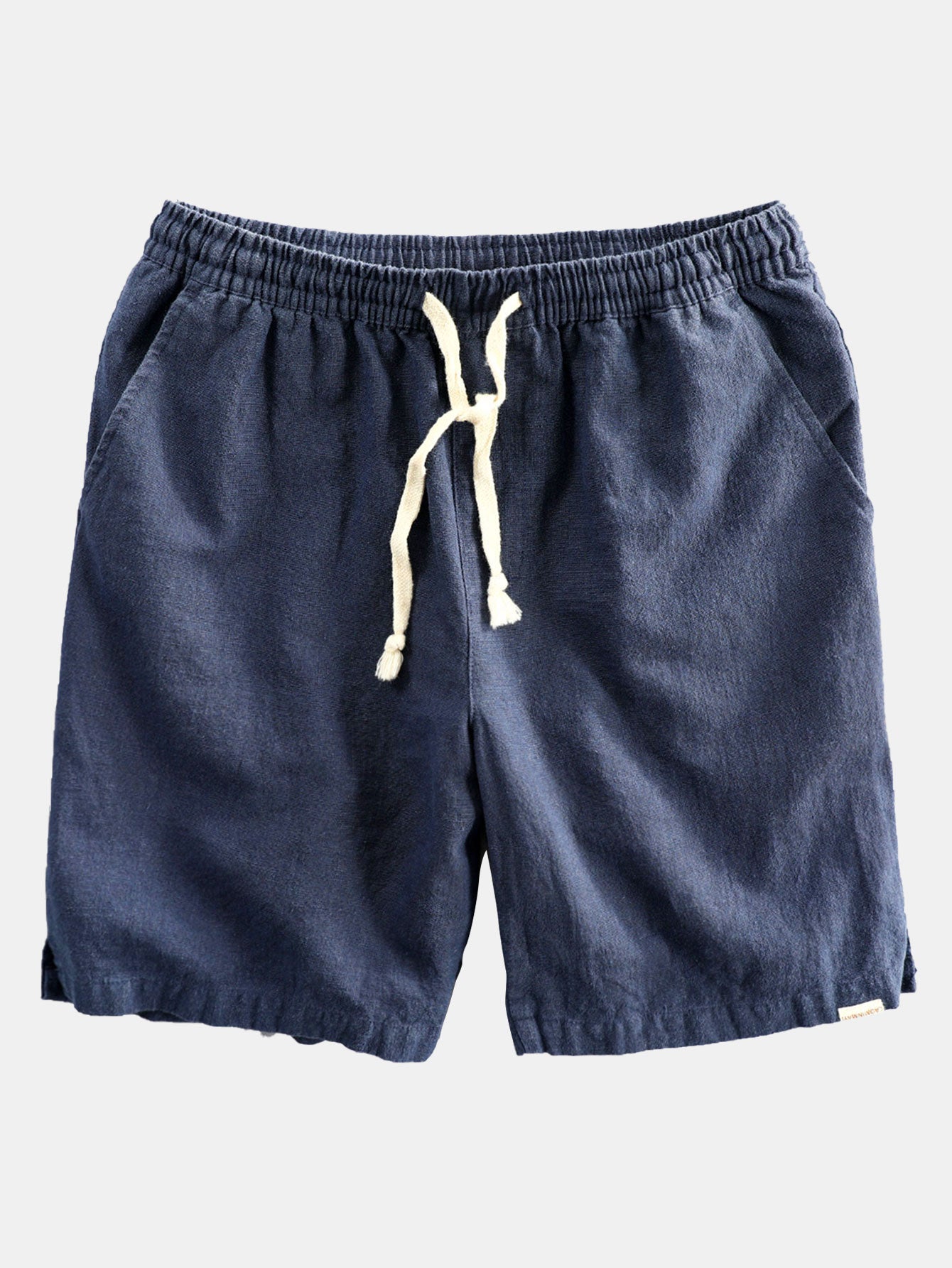 Hemd aus Leinen-Viskose-Mischung mit Knöpfen & Shorts aus Leinen-Baumwoll-Mischung mit Kordelzug