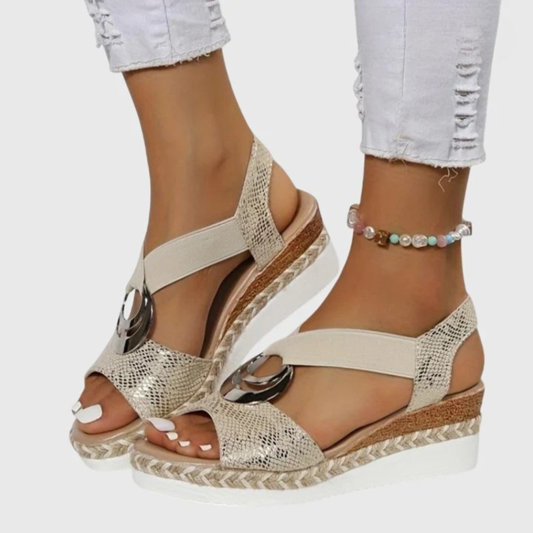Hanna | Damen Orthopädische Schnallenriemen Sandalen