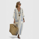 Beige Hellblau