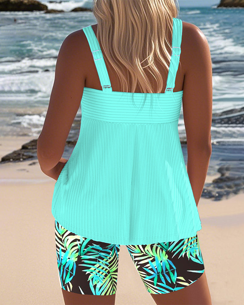Buntes Tankini-Set für Damen