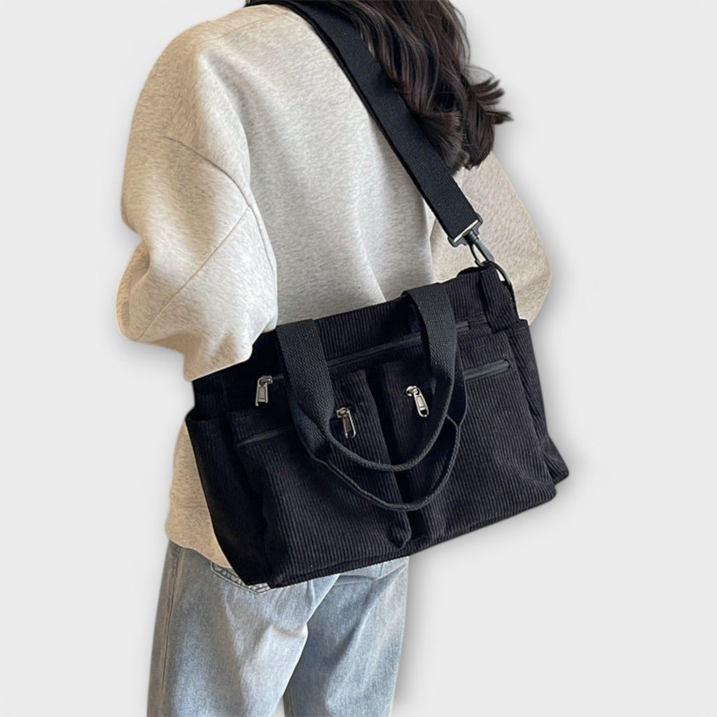 Damen Geräumige Tote-Tasche mit offenem Hauptfach und Innentasche
