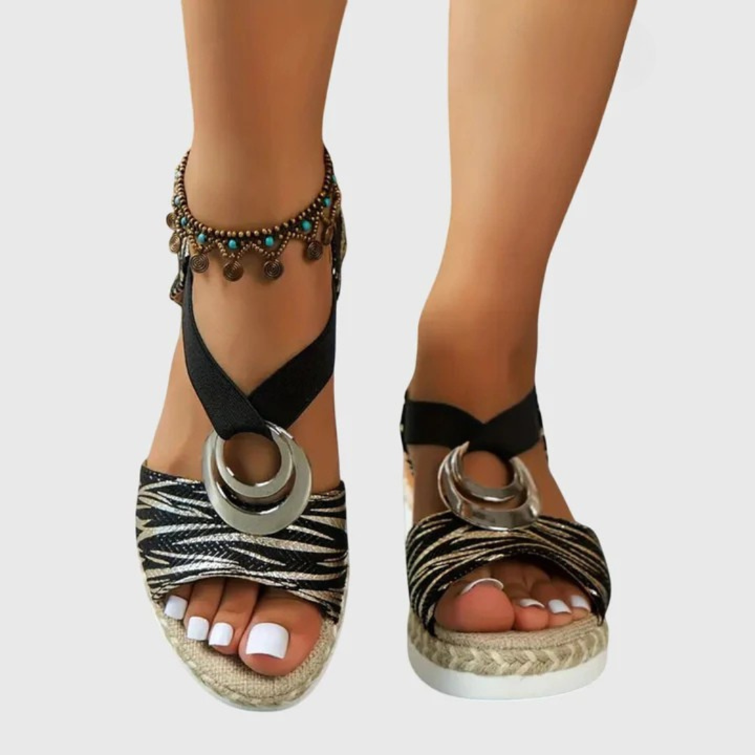 Hanna | Damen Orthopädische Schnallenriemen Sandalen