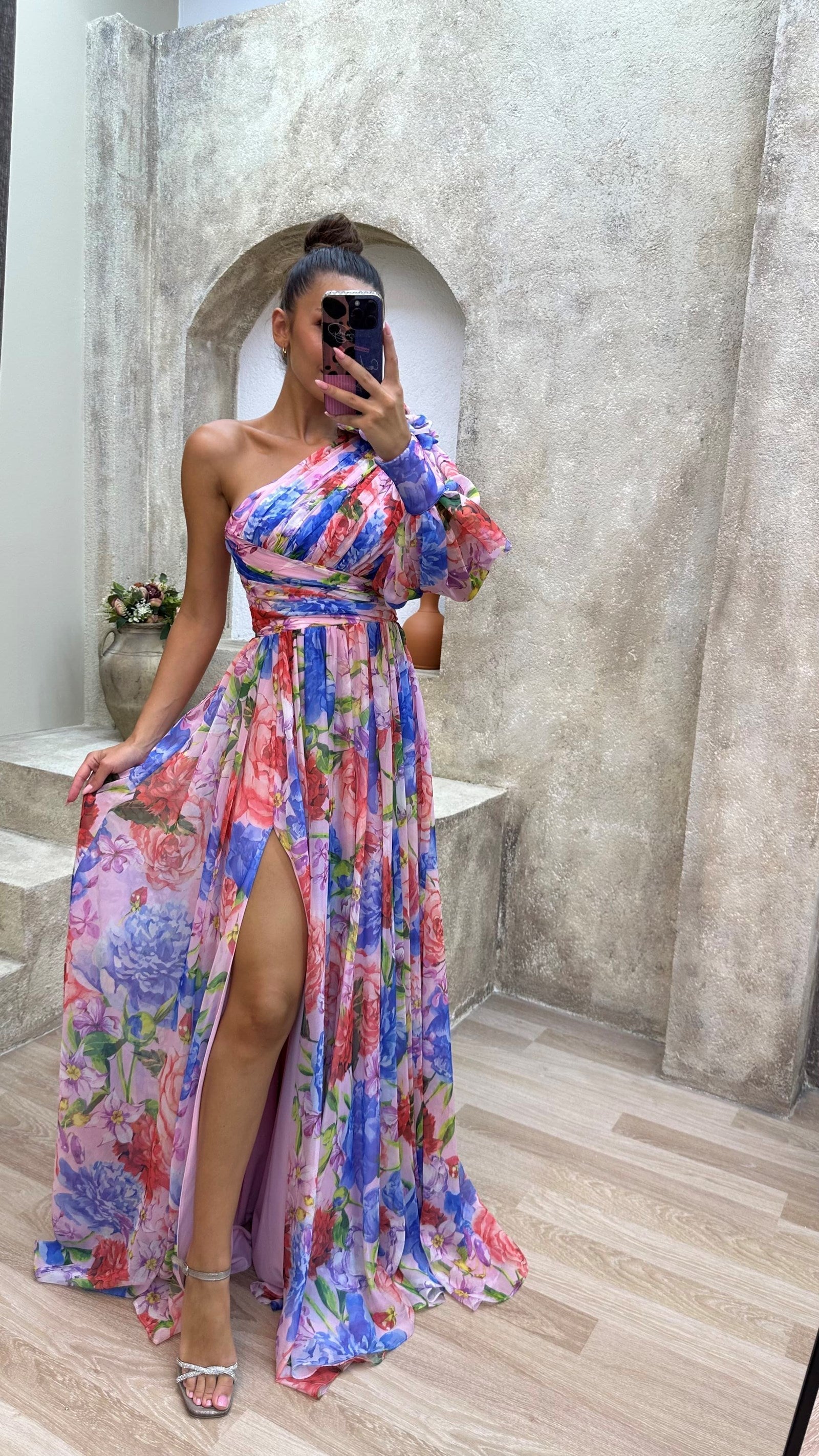 Damen Sommer Maxikleid mit fließendem Schnitt für festliche Anlässe