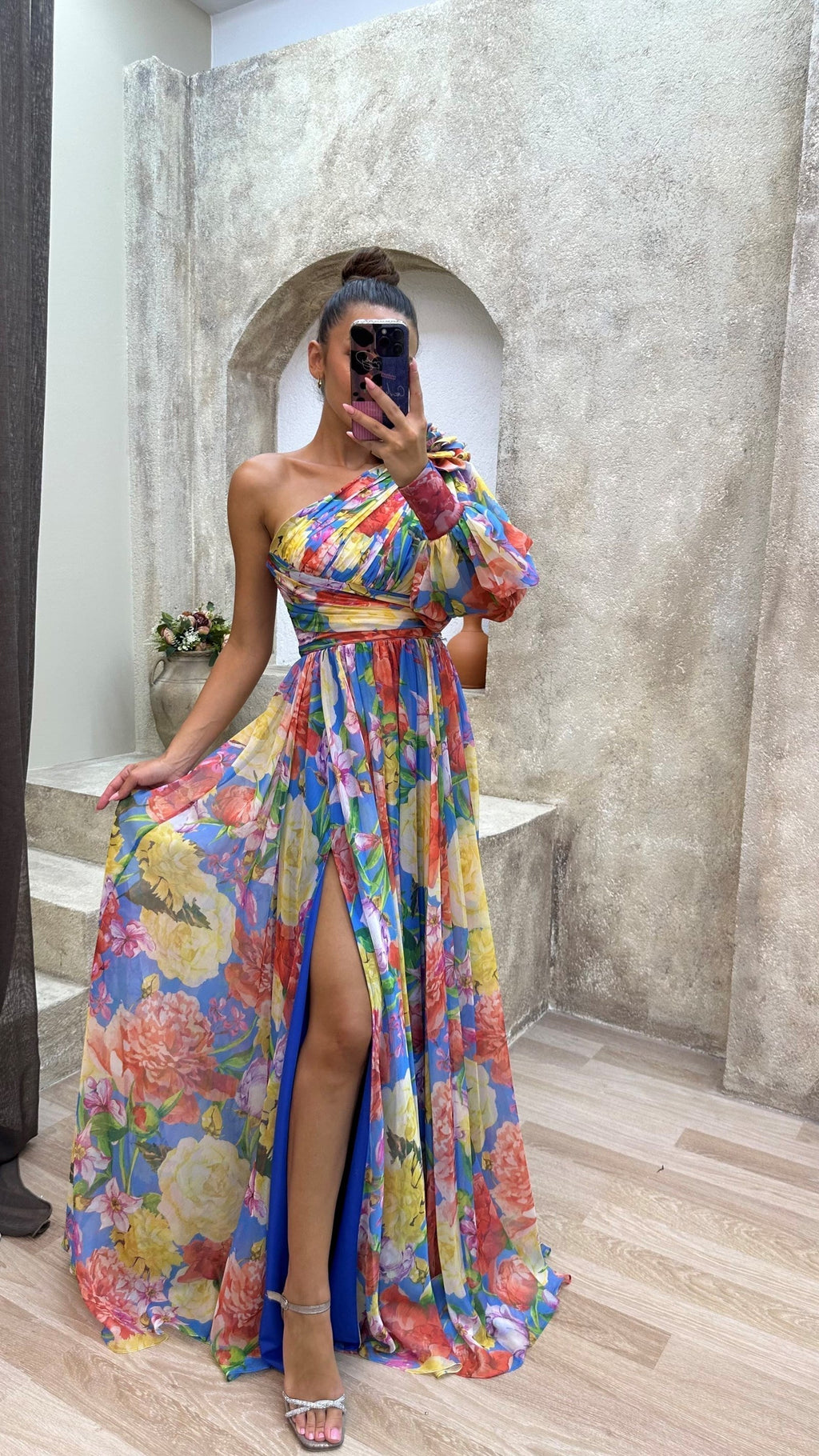 Damen Sommer Maxikleid mit fließendem Schnitt für festliche Anlässe