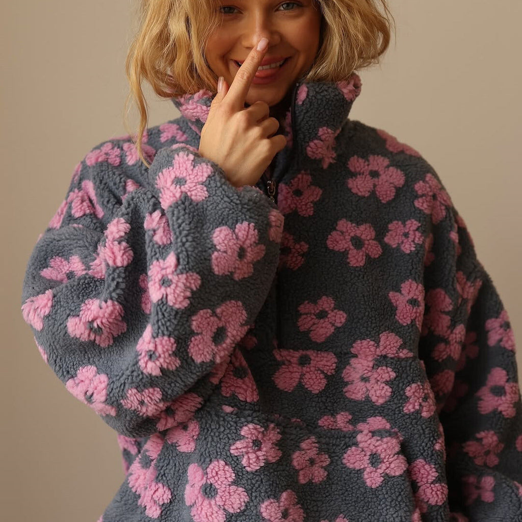 DAISY™ | FLEECE MIT BLUMENMUSTER