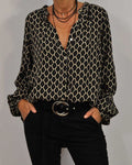Edwina | Geometrische Bluse