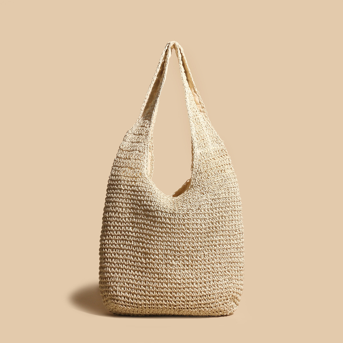 Damen Geflochtene Hobo Schulter Tasche