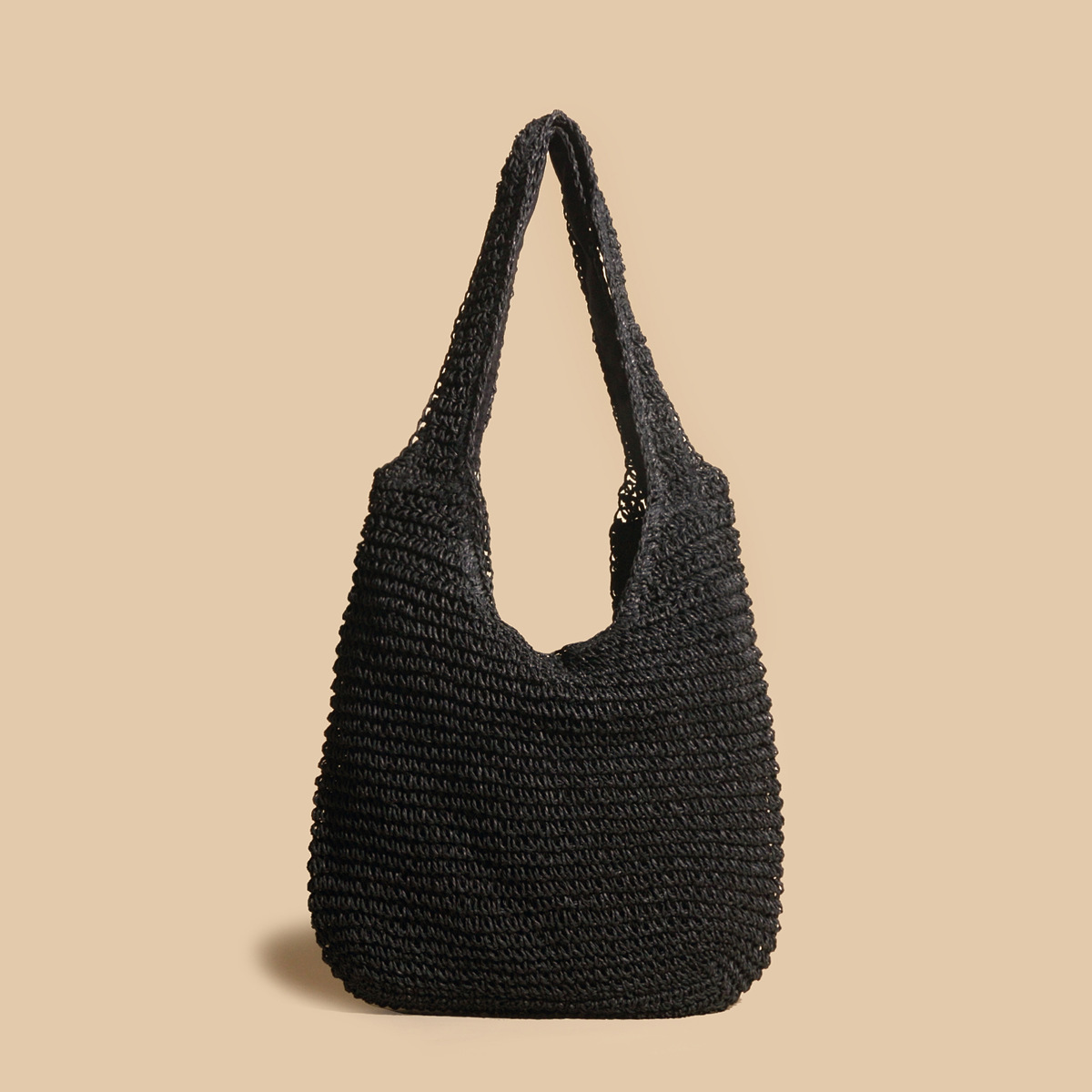 Damen Geflochtene Hobo Schulter Tasche