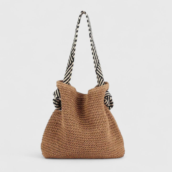 Damen Lässig Geflochten Muster Riemen Tasche