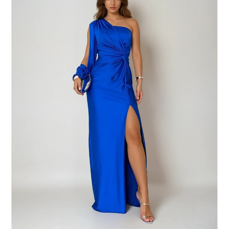 Abiballkleider One-Shoulder | Mit Schlitz
