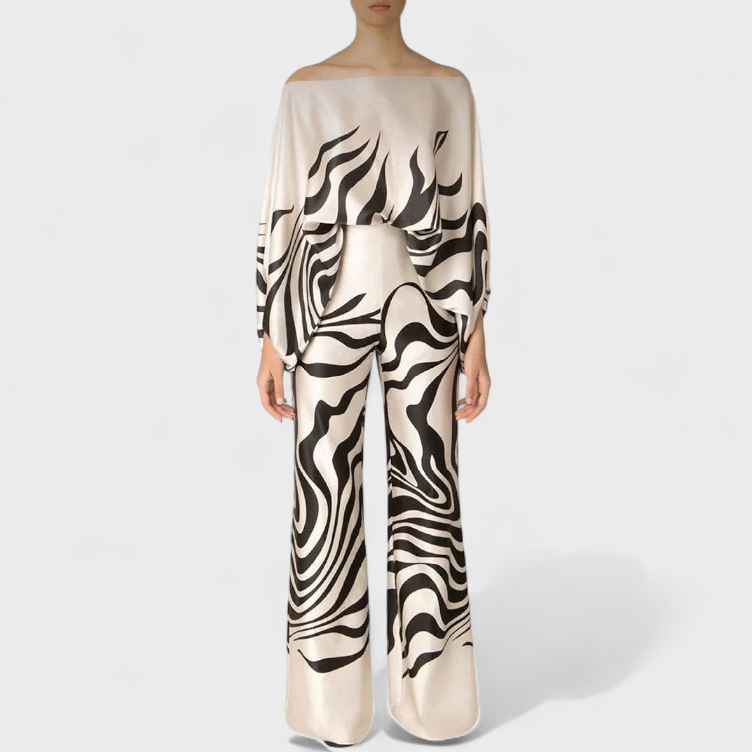 Damen Festlicher Sommer Midi Zweiteiler