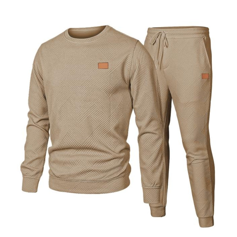 Axel | Herren Jogginganzug Set 2-teilig Strukturiert Sweatshirt
