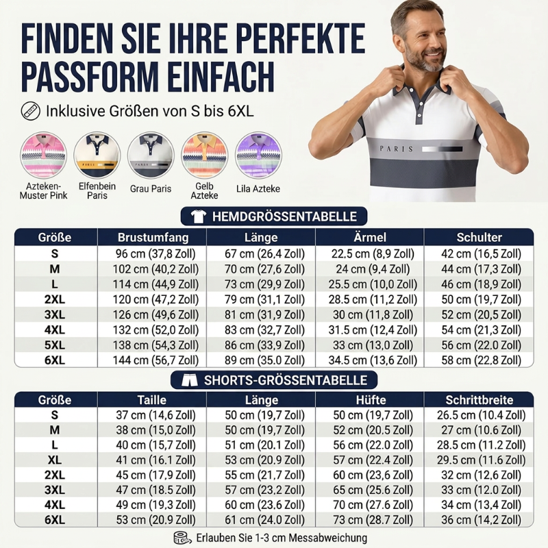 Sommerfeld | Sommer-Set mit Poloshirt und Shorts für Herren