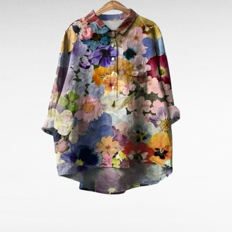 ÉLODIE | ELEGANTE SOMMERBLUSE AUS LEINEN
