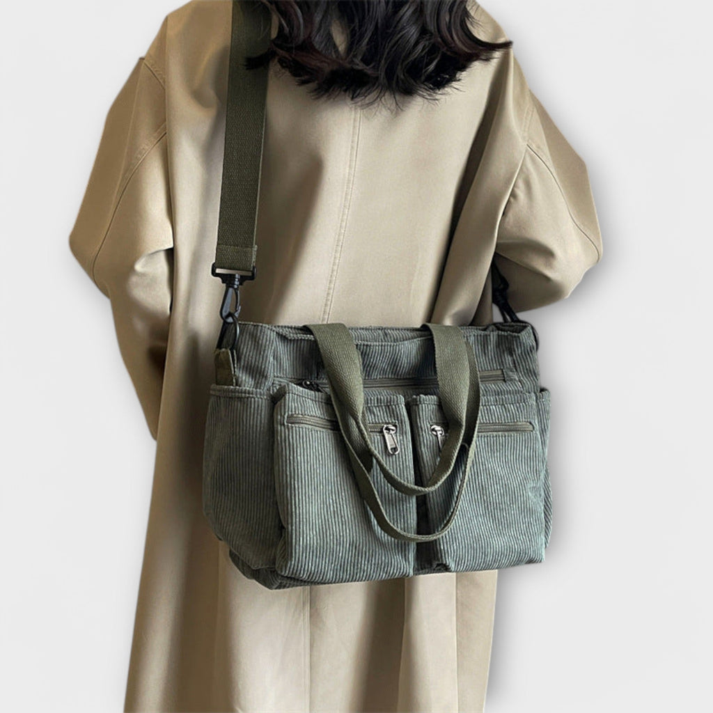 Damen Geräumige Tote-Tasche mit offenem Hauptfach und Innentasche