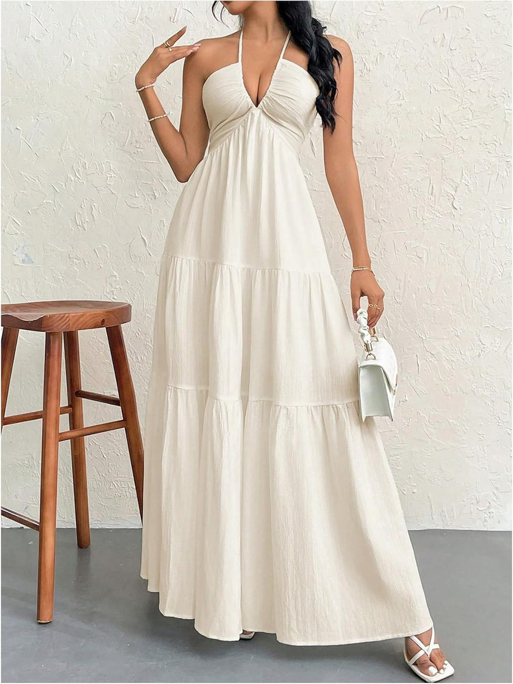 Nella | Fließendes Maxikleid mit schmeichelnder Passform