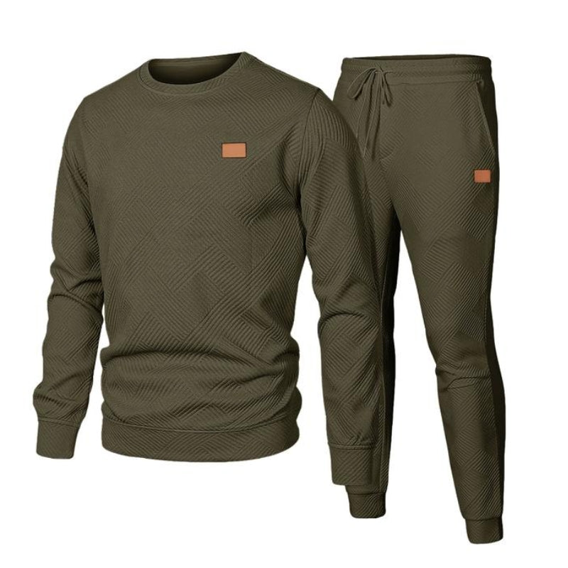 Axel | Herren Jogginganzug Set 2-teilig Strukturiert Sweatshirt