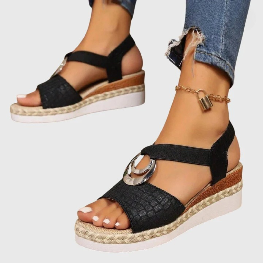 Hanna | Damen Orthopädische Schnallenriemen Sandalen