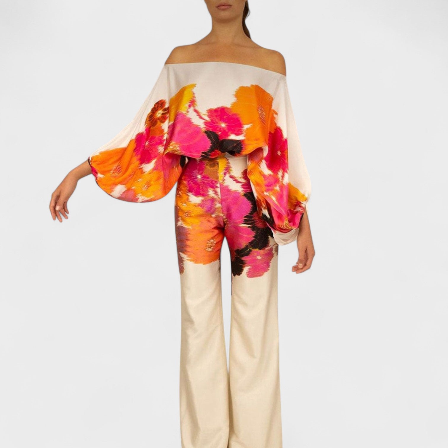 Damen Festlicher Sommer Midi Zweiteiler