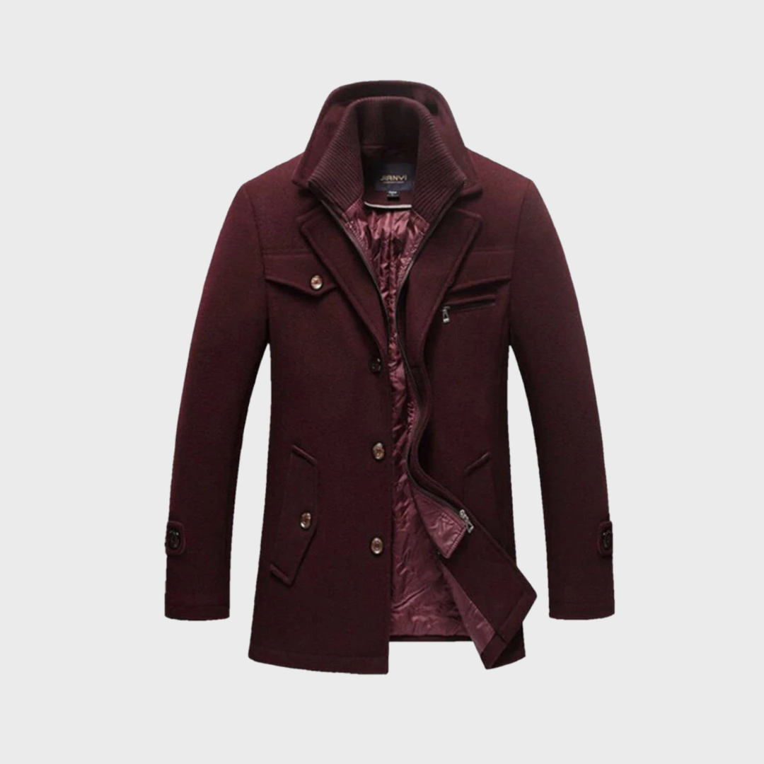 ANDRE | KLASSISCHER WOLLMANTEL IM PEACOAT-STIL