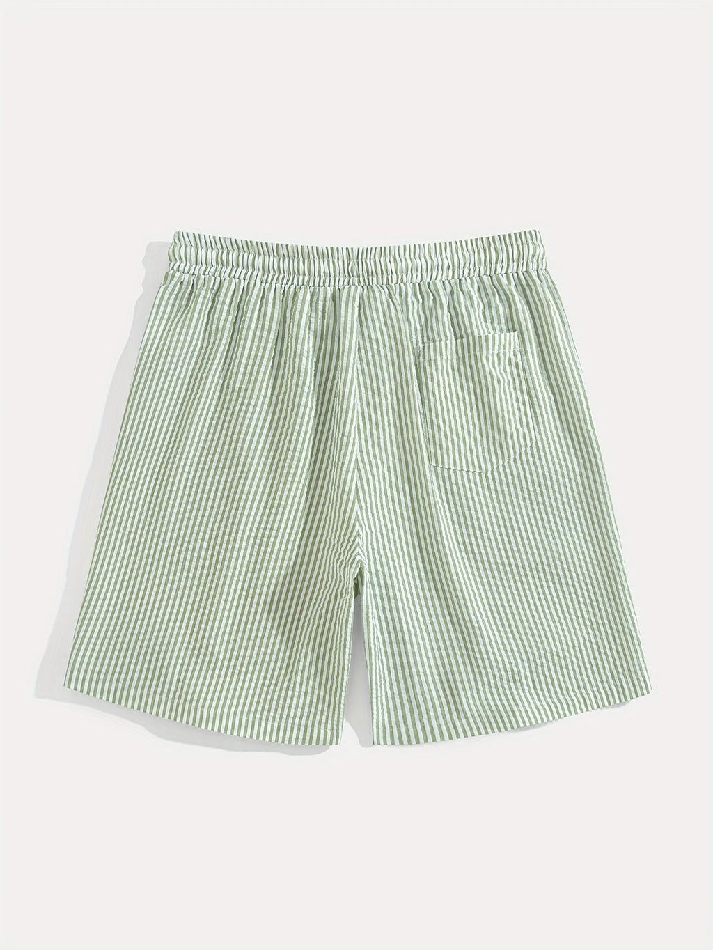 Herren Casual Elastisch Taille Gestreift Sommer Shorts