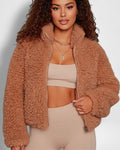 Teddy Bomberjacke für Damen