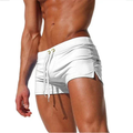 Herren Elastischer Slim Fit Sommer Badehose