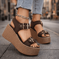 NAIA WEDGE MIT SCHNALLE