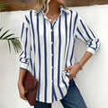 Lana | Bluse mit klassischen Streifen und moderner Eleganz