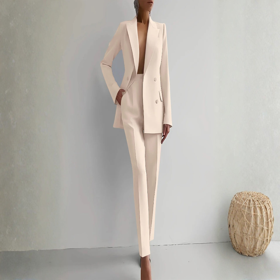 Elke | Damen Zweiteiler Blazer Hosen Set