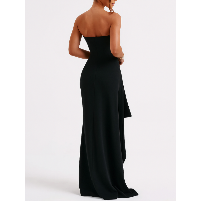 Abiballkleid Damen | Trägerloses Maxikleid