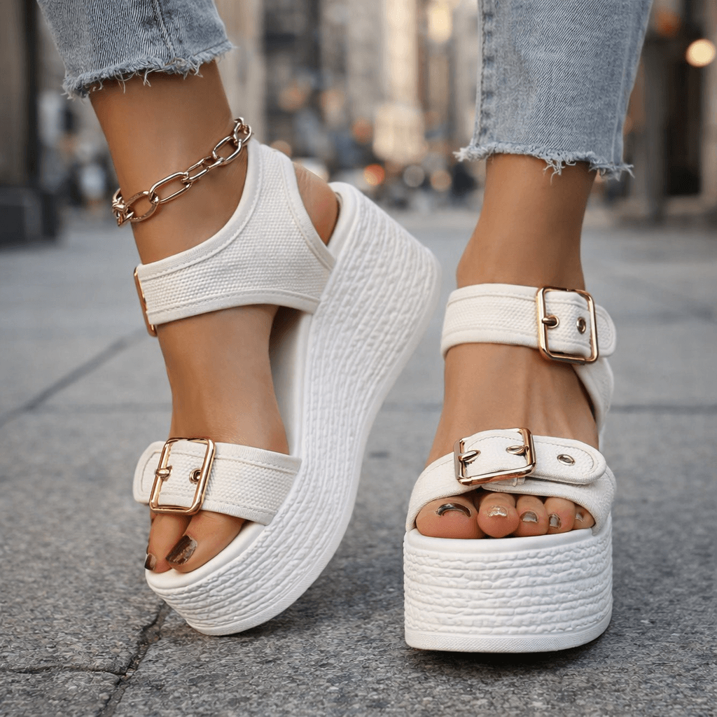 NAIA WEDGE MIT SCHNALLE