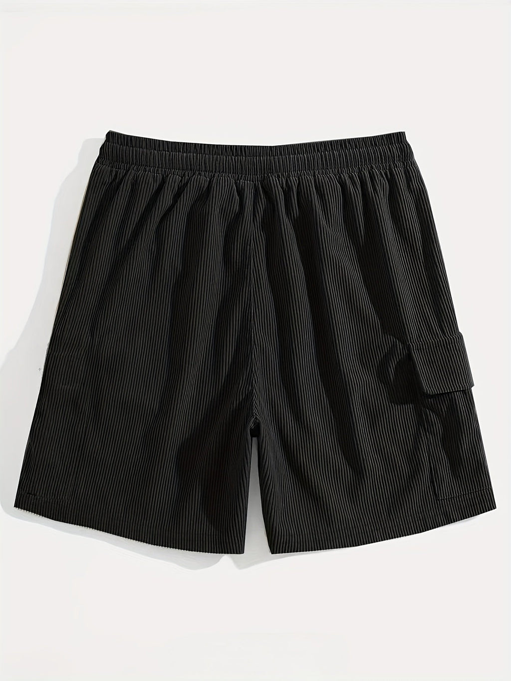 Herren Sommer Elastische Bund Cargo Bermuda Shorts
