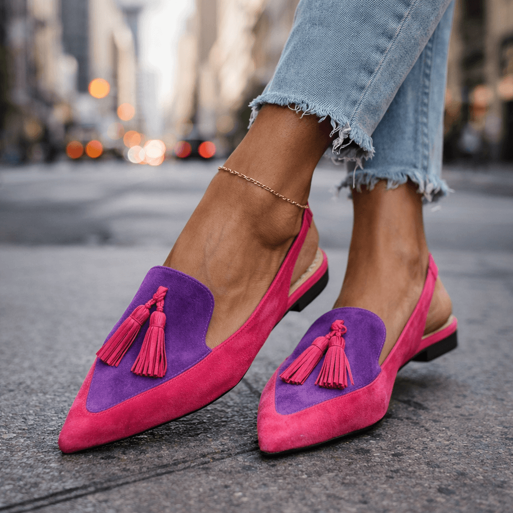 LORINA TASSEL SLINGBACKS