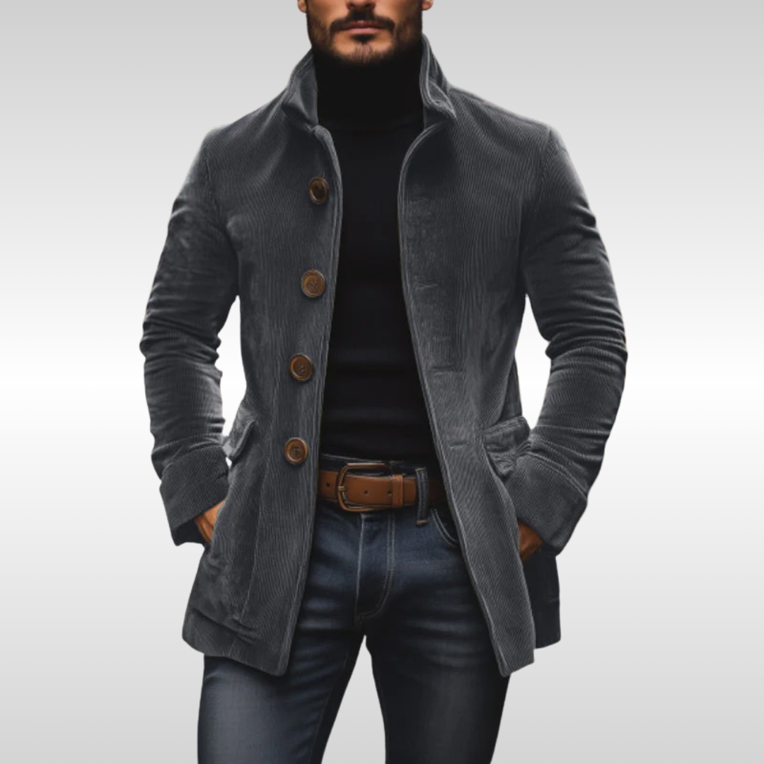 Ronald | Jacke aus Rippvelours