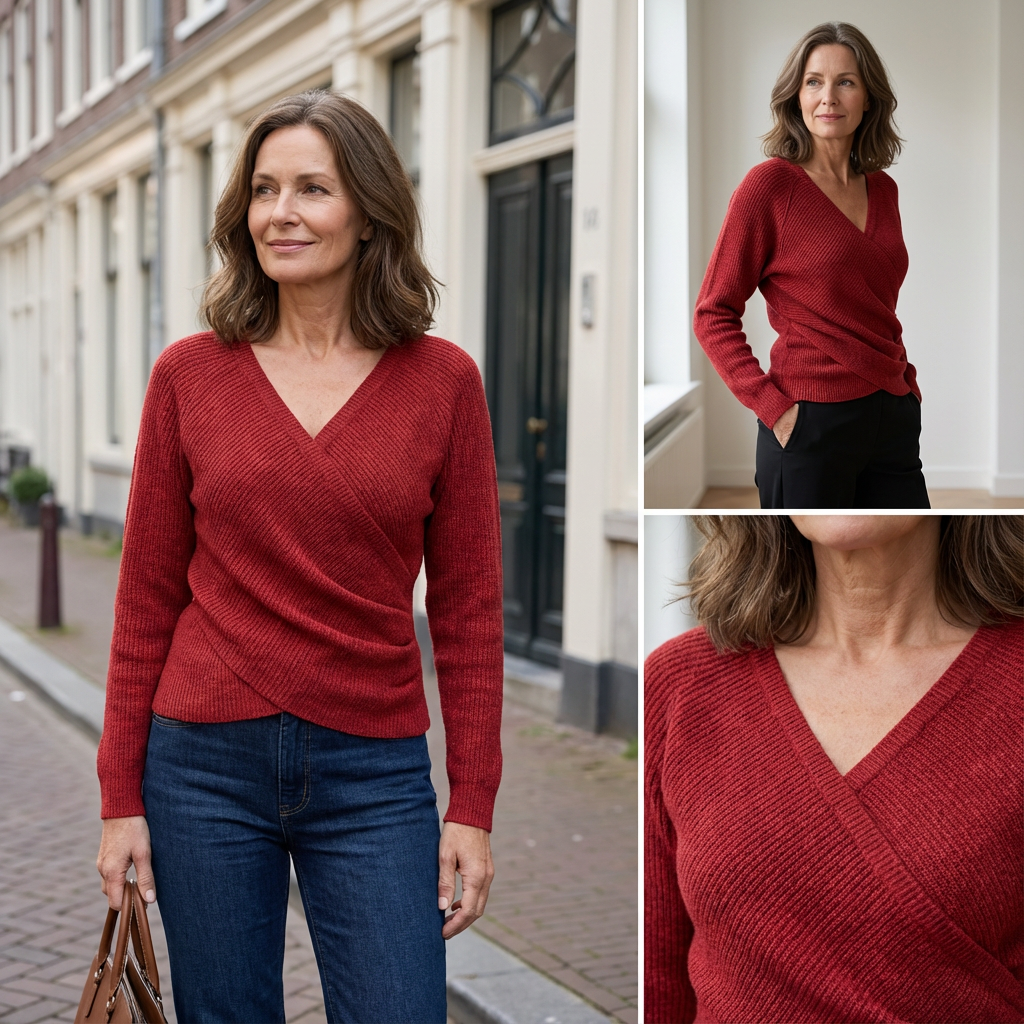 Anne™ -  Luxuriöses Oberteil mit V-Ausschnitt