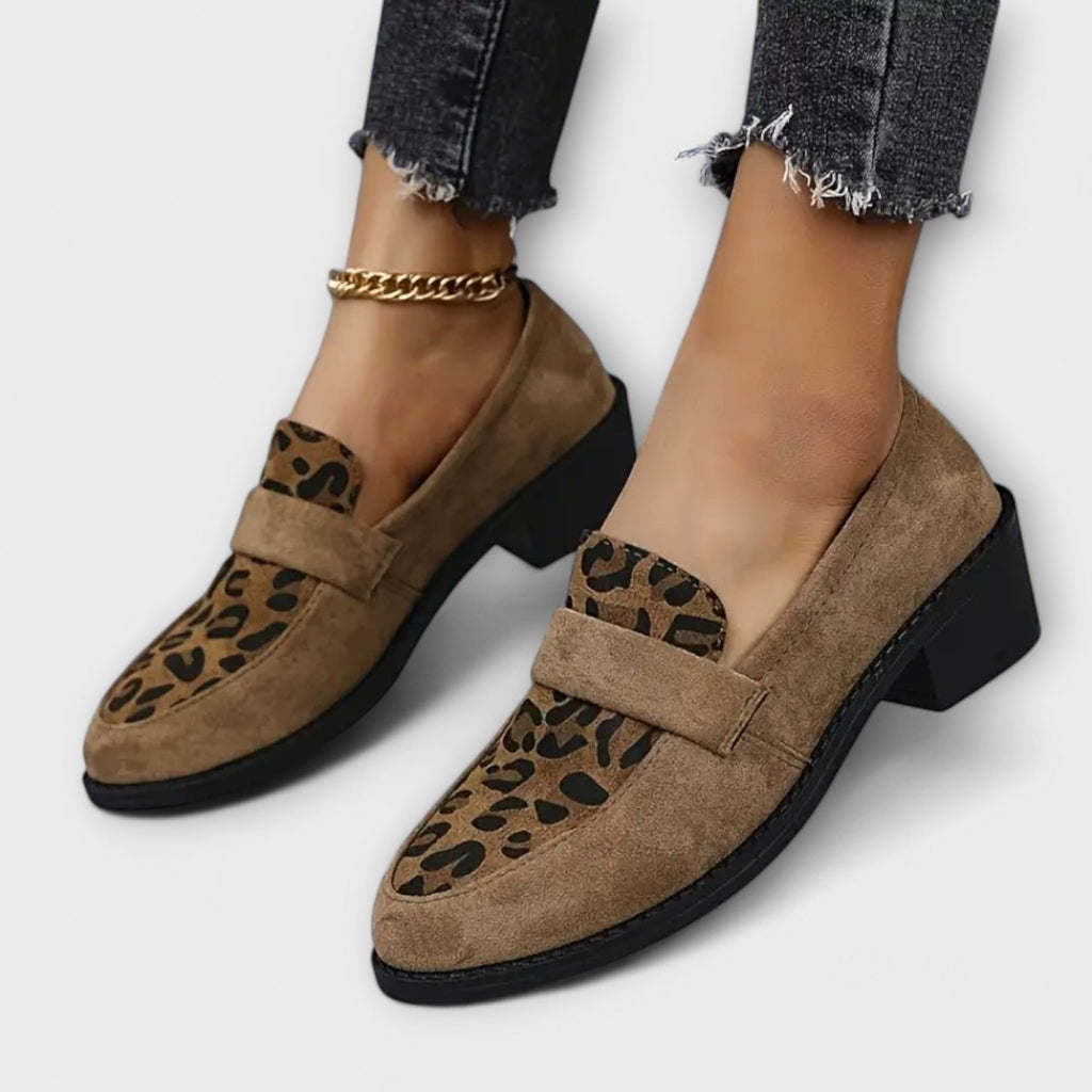 Elisa - Elegante Damenschuhe mit Leopardenmuster