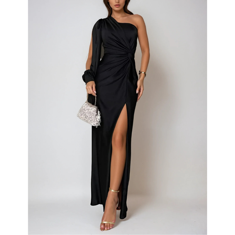 Abiballkleider One-Shoulder | Mit Schlitz