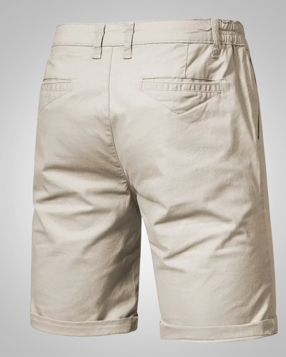 Herren Sommer Knopf Slim Fit Chino Shorts