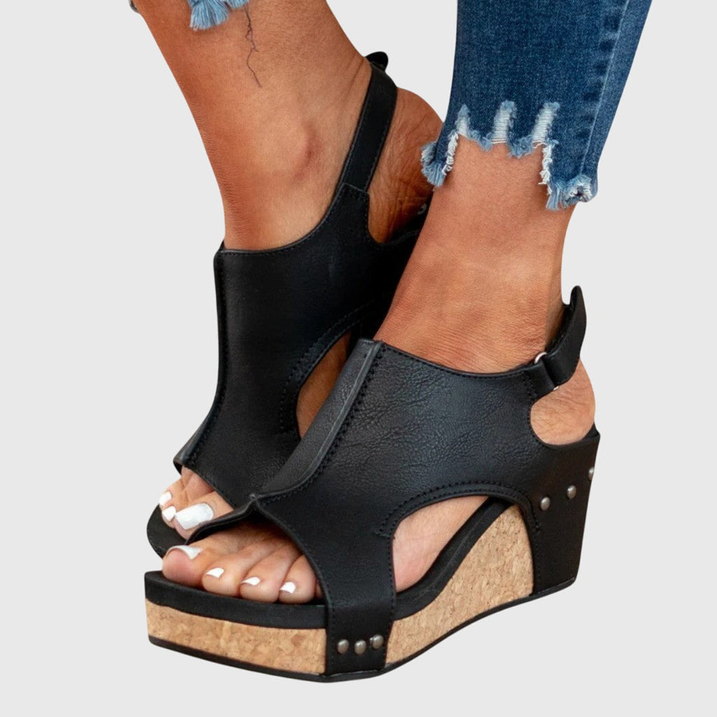 Damen Orthopädische Sommer Plateau Sandalen