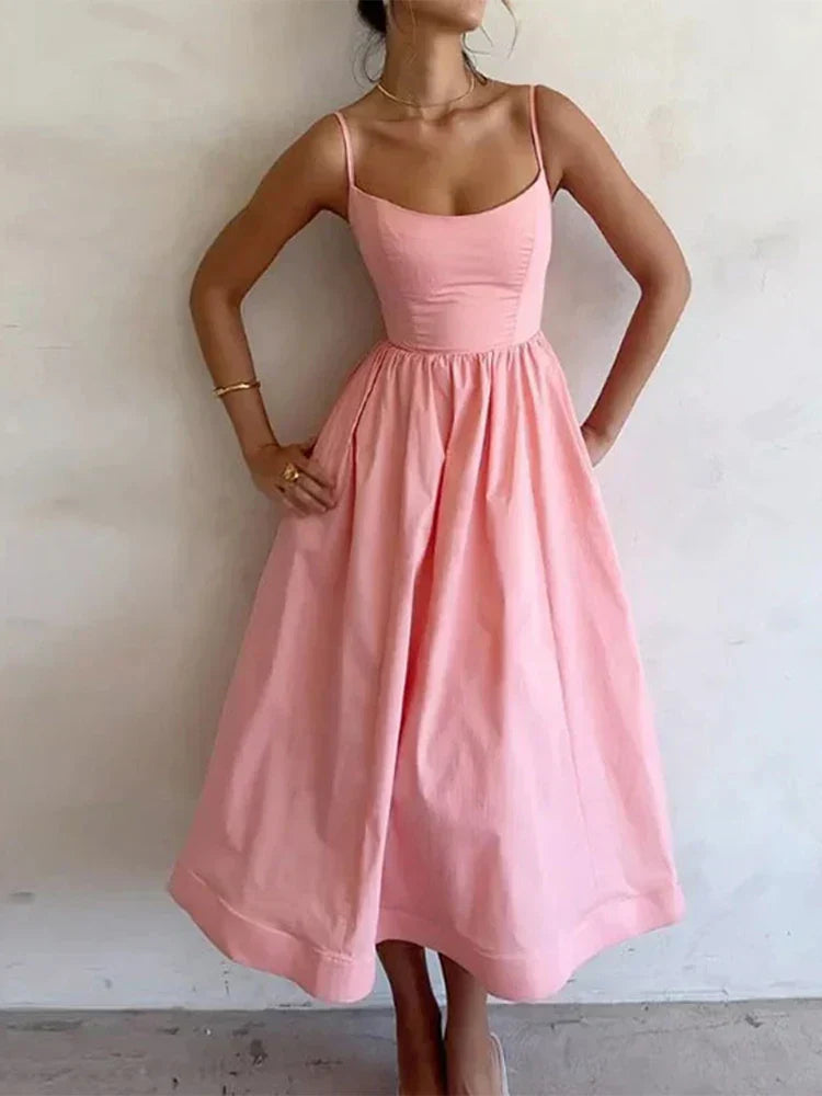 A-Linien Kleid Damen | Figurbetonte Taille & Schwungvoller Rock