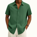 Herren Freizeit Kurzarm Sommer Hemd