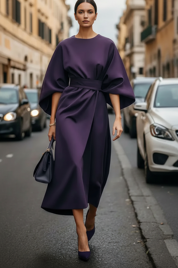 Abendkleid Damen | Taillengürtel & Elegante Silhouette