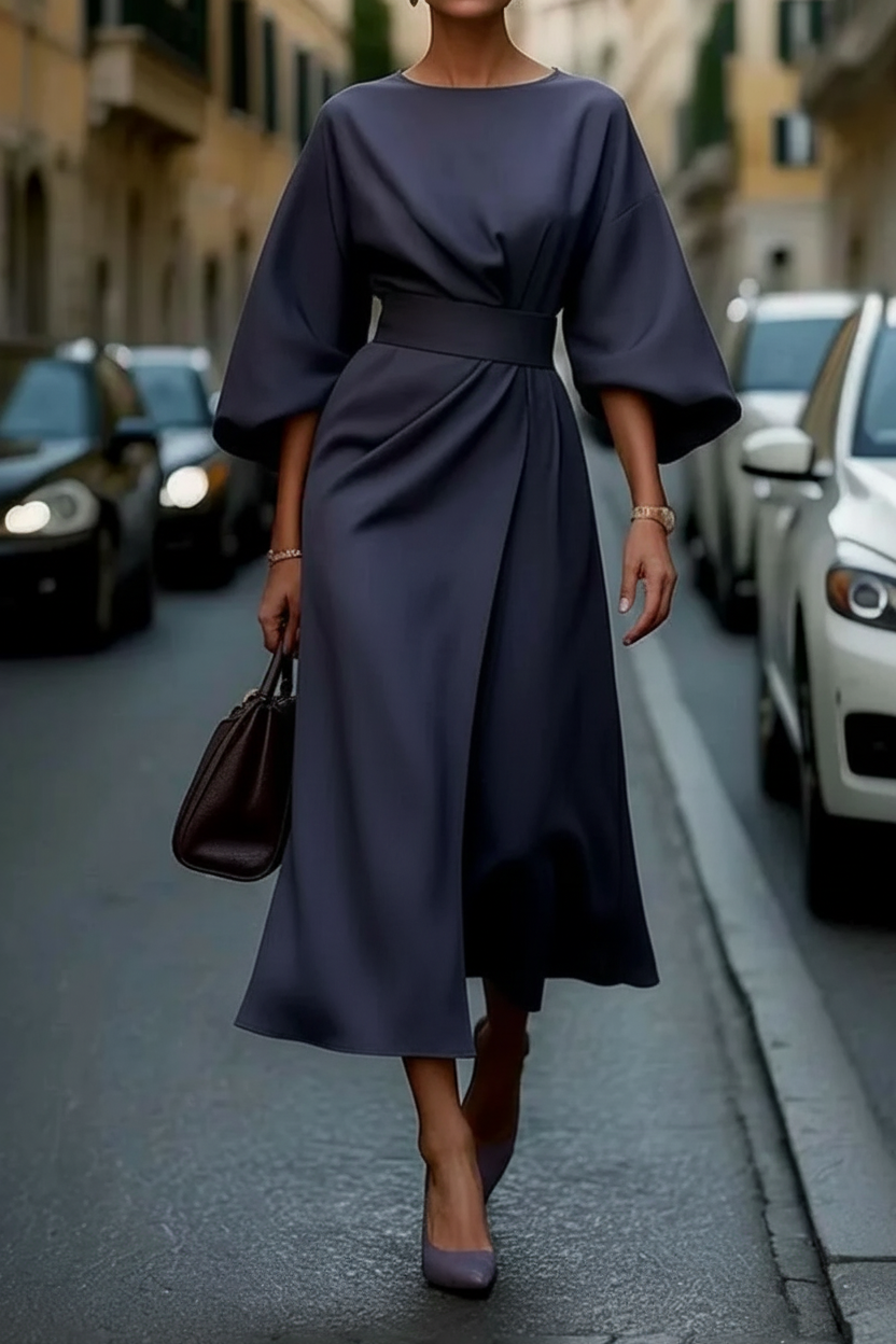 Abendkleid Damen | Taillengürtel & Elegante Silhouette