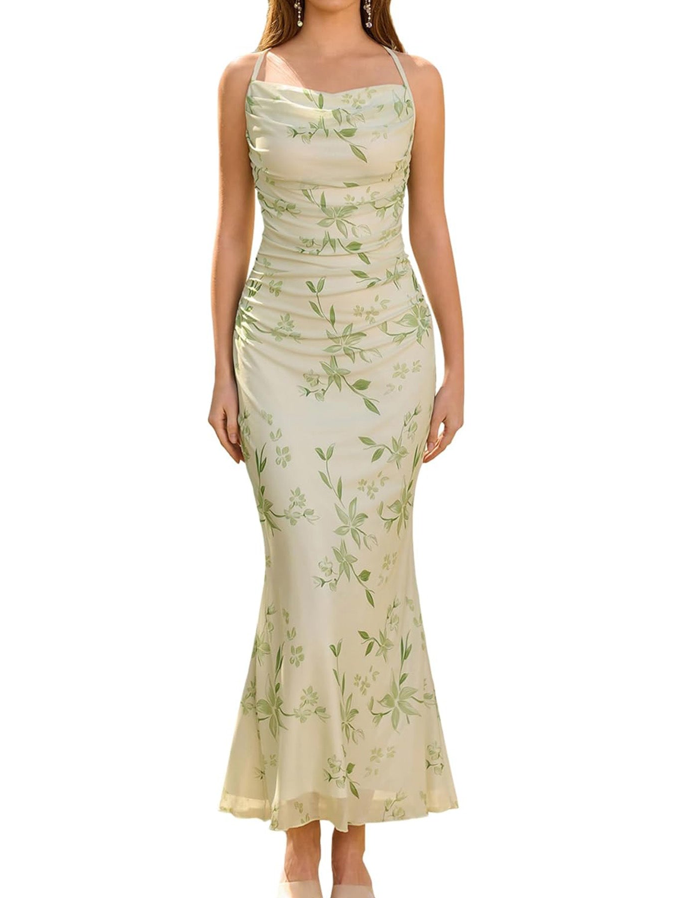 Abendkleid | Kleid mit Blumenmuster