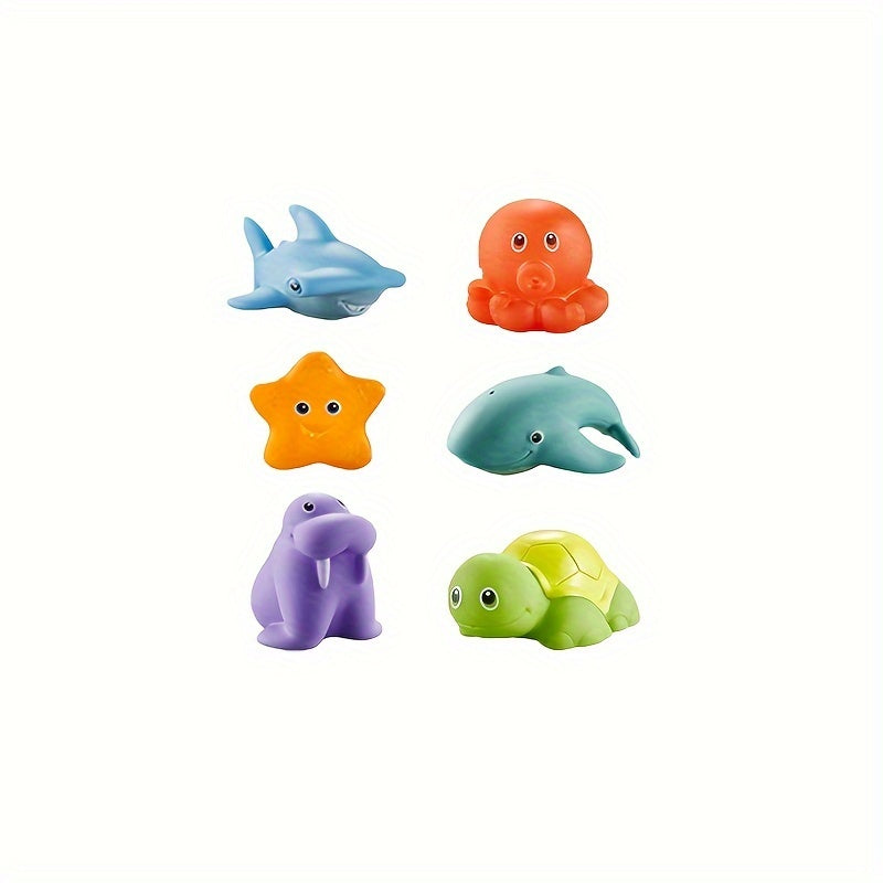 AquaPals | Schwimmendes Tier-Badespielzeug-Set für Babys und Kleinkinder zum Spielen im Wasser